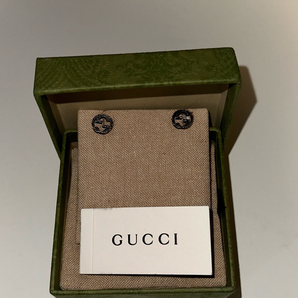 Gucci Black Stud Earrings